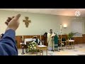 Misa presidida por el padre Angel Marrero