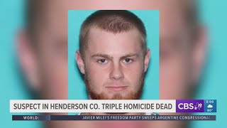 Man accused in Henderson County triple homicide dies from self-inflicted gunshot wound