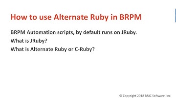 BRPM: How to use alternate ruby