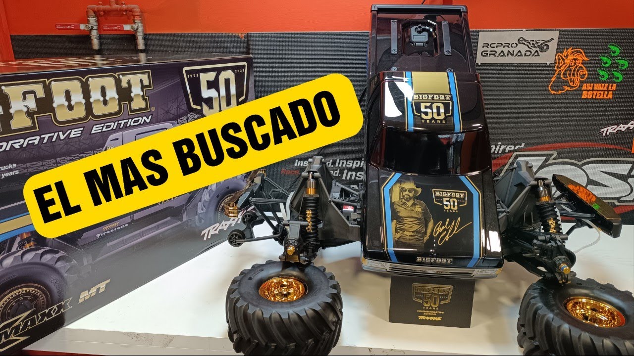 Traxxas X-Monster BIGFOOT 50.º aniversario Edición limitada a 1975 unidades para todo el 🌍 