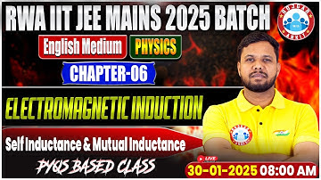 JEE Mains Physics Chapter 6 Electromagnetic Induction | Physics PYQs For IIT JEE Mains 2025 By RWA