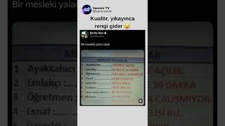 Mesleklere Göre Yalan Sıralaması