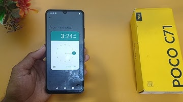 Poco C71 Date & Time Setting | How to change time
