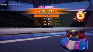 Sonic Racing CrossWorlds: Golden Temple S Rank(Super Sonic Speed) screenshot 4