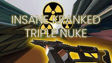 Krunker | INSANELY Fast Kranked TRIPLE Nuke!