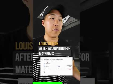 Vous ne croirez jamais combien coûte la fabrication d'un Louis Vuitton 🎒 #shorts