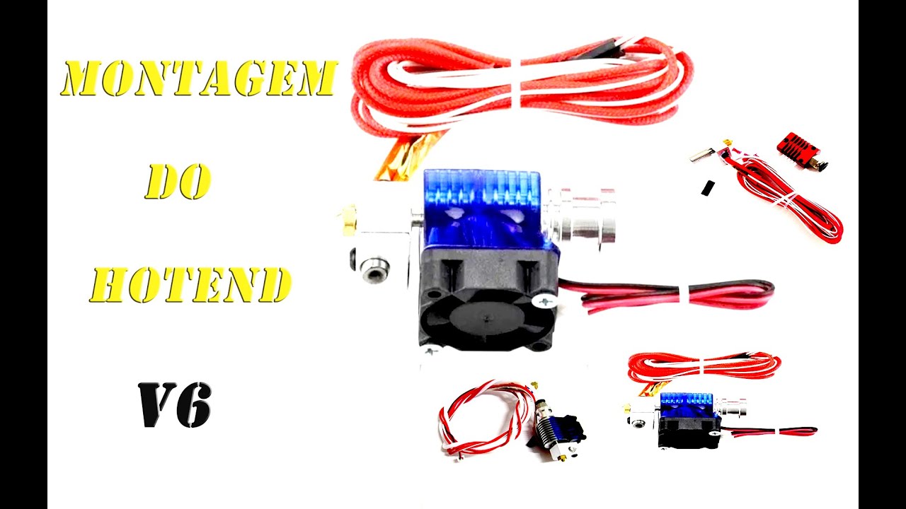 Manutenção e montagem do Hot End V6 Impressora 3D