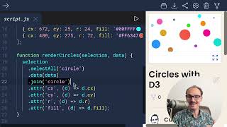 Constructing Visualizations 2025 - Ep. 1.4 - Circles with D3 Part 1