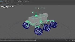 Rigging Project 2: Curiosity Robo