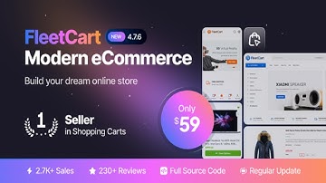 FleetCart Modern eCommerce CMS