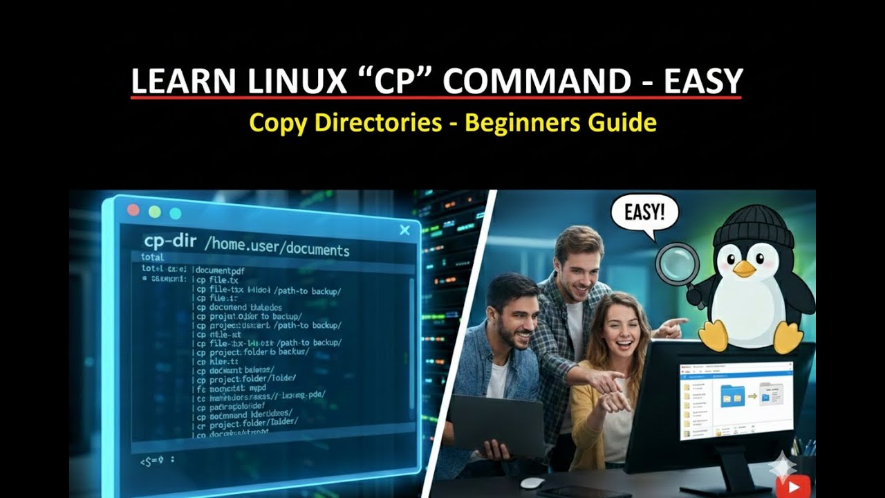 Linux Commands - Copy files/directories using "CP" command - YouTube