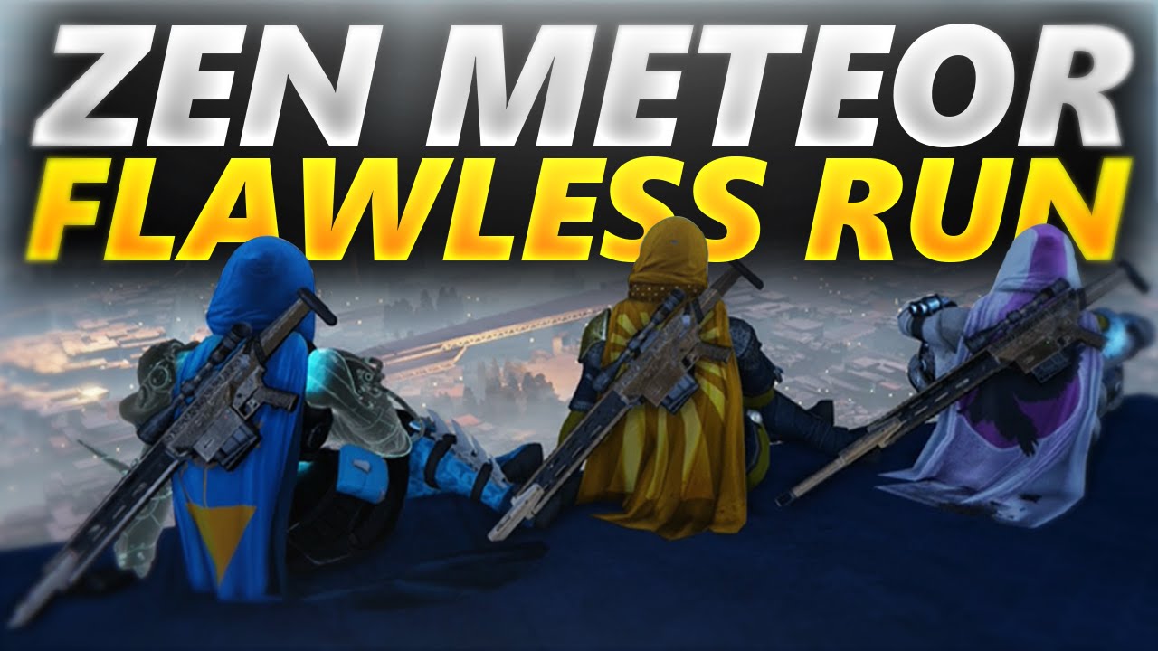 Destiny - Going Flawless with "ZEN METEOR!" - Zen Meteor Exotic Sniper Trials of Osiris Challenge!