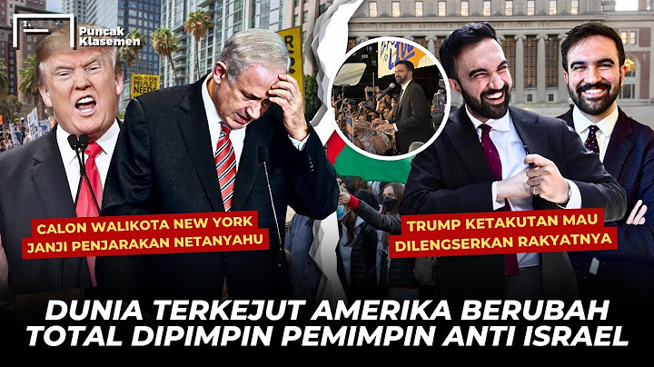Trump Ketakutan New York Dipimpin Walikota Muslim Warga Amerika Dukung Iran Hujat Israel - Berita