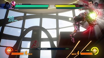 MVCI: Ultron air dash combo video