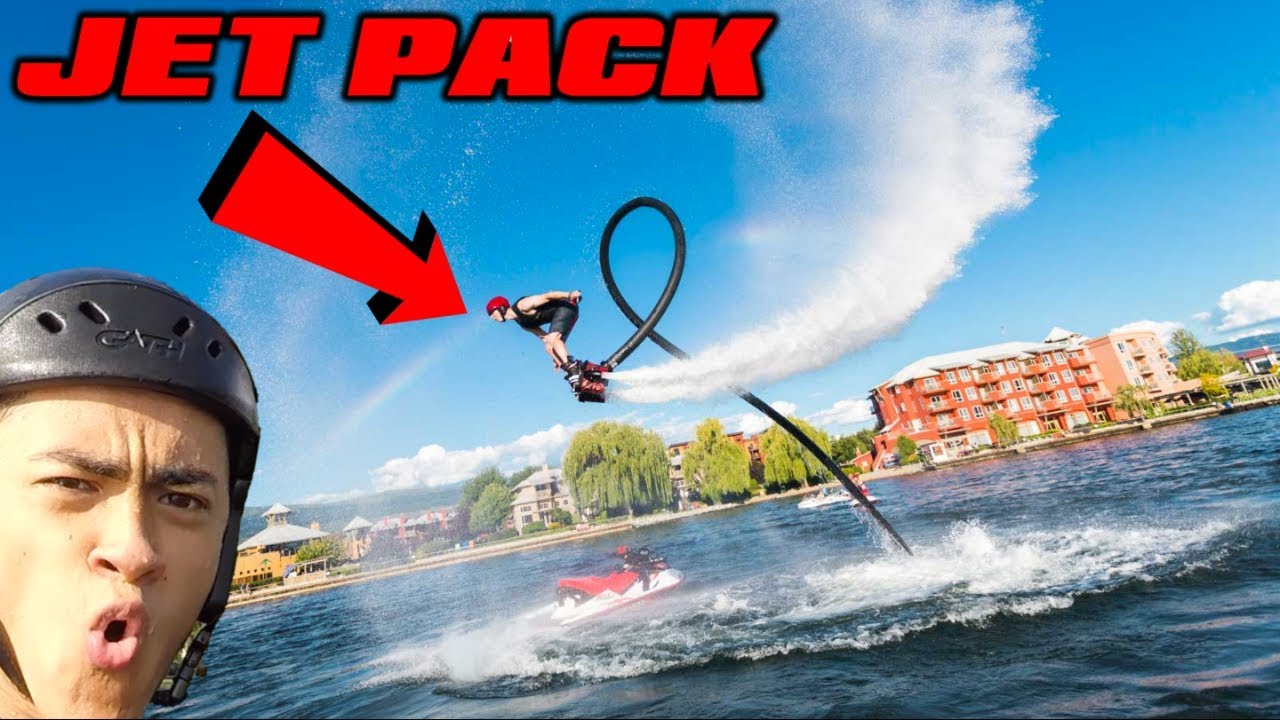 Flying JETPACK FLYBOARD! *OVER WATER* YouTube