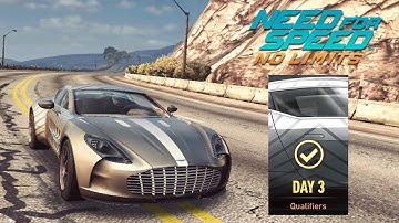 Aston Martin One-77 DAY 3 NFS No Limits SK1LLMAST3RS Gameplay Walkthrough