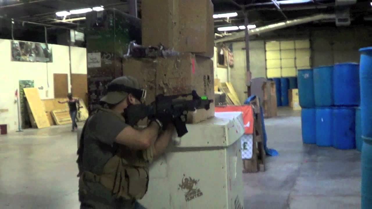 CQB Airsoft Tulsa Indoor, Ares Umarex G36K, AK47, M4, Tulsa OK