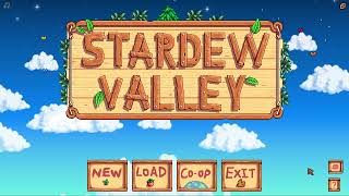 Stardew valley title screen bug