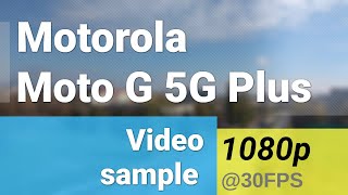 Motorola Moto G 5G Plus 1080p@30fps ultra-wide video sample