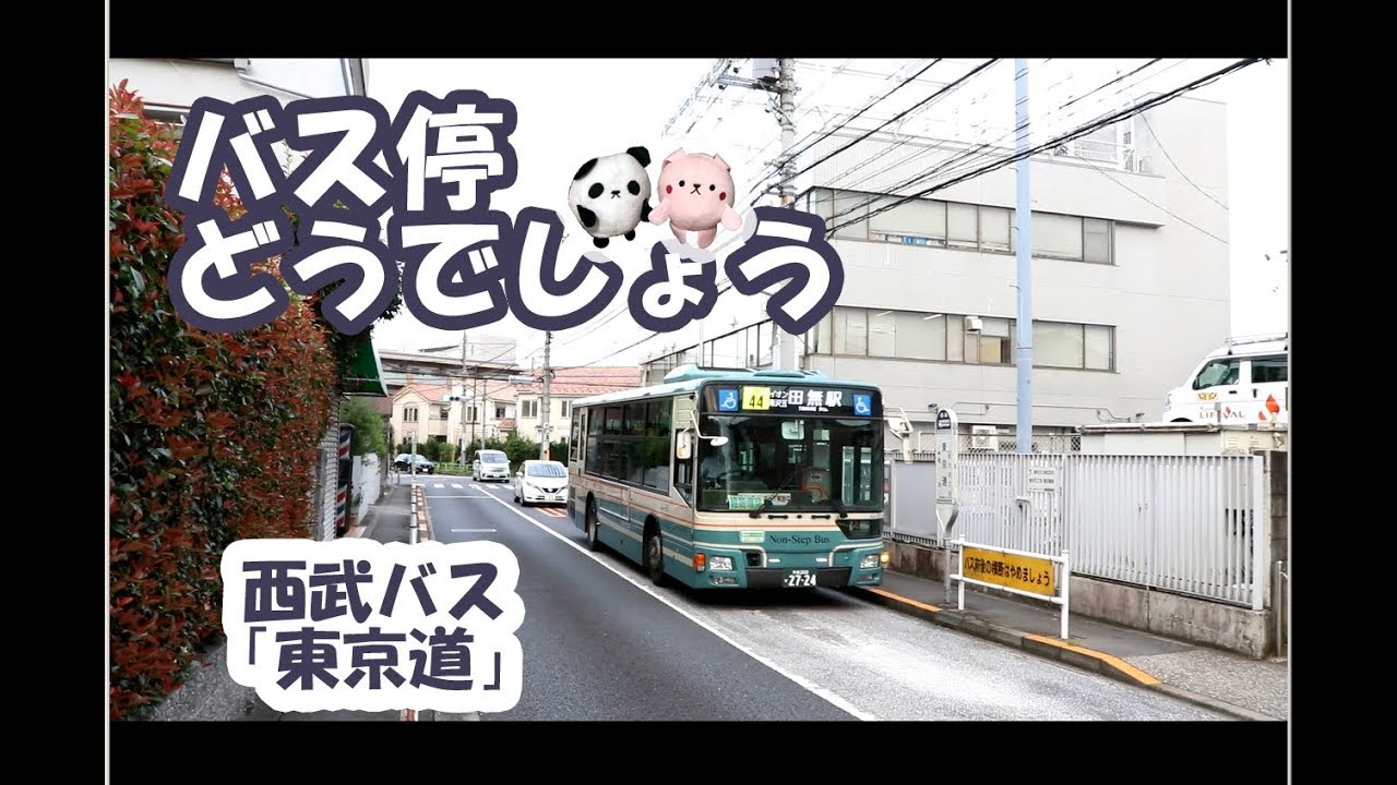 西武バス 東京道 とうきょうどう バス停 バス停どうでしょう ブログ