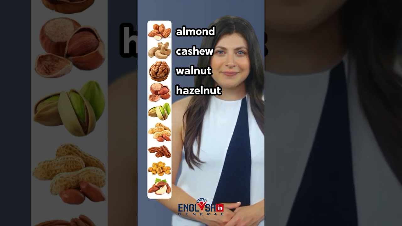 Орехи в английском языке
