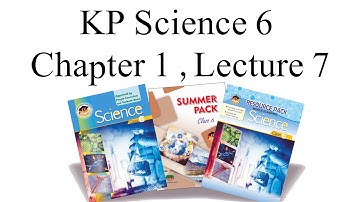 KP Science Class 6 Chapter 1 Lecture 7