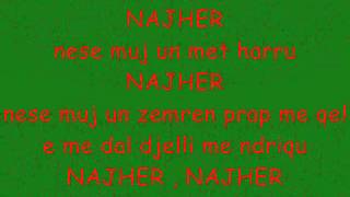 Video thumbnail of "Yll Limani - Najher (with lyric)"