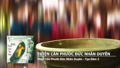 Thiện Căn Phước Đức Nhân Duyên   Tọa Đàm 2