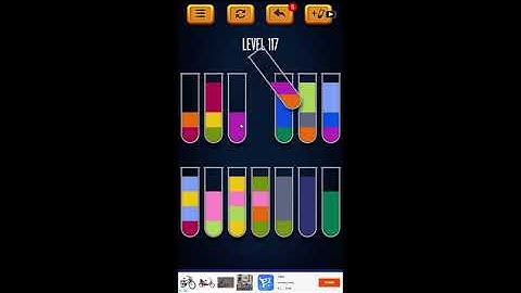 Water Sort Puzzle - Color Liquid Sorting Game Level 117 Solution
