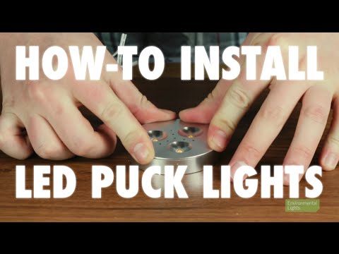 How To Install Led Puck Lights Youtube