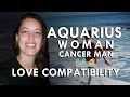 Aquarius Woman Cancer Man – Difficult To Connect