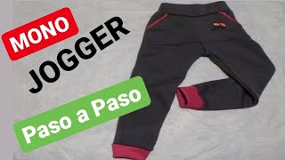 como hacer MONO JOGGER PARA NIÑOS? | CORTE Y DE MONO JOGGER PARA NIÑOS. - YouTube