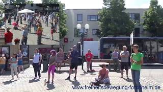 50. Mahnwache in Forchheim auf dem Paradeplatz am 27.06.2020