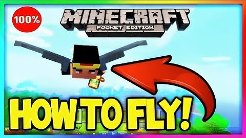 How to Fly/Use ELYTRA in MINECRAFT Pocket Edition - TUTORIAL  In Hindi