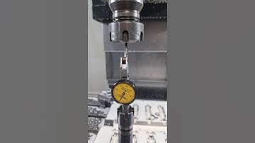 Zero Runout! VMC Cutter Precision Check | Dial Gauge Test