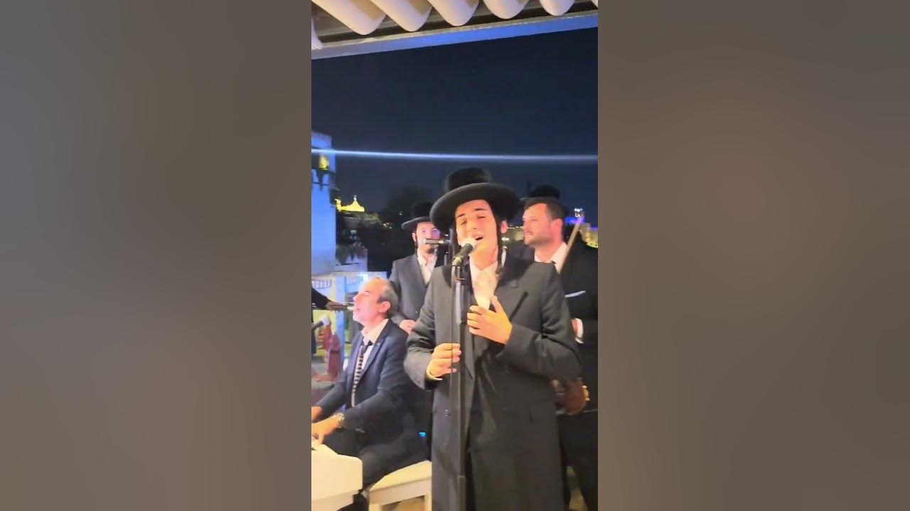 ד בבות 1/2 מוטי שטיינמץ בחופה עם עמירן דביר ומקהלת מלכות d bavot Motty Steinmetz in Jerusalem