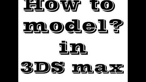 3Ds Max modeling, chair(christopher guy) part 1