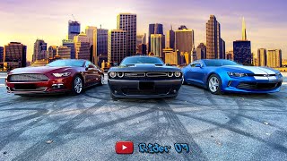 Mustang vs Challenger vs Camaro.  Американские легенды на минималках.