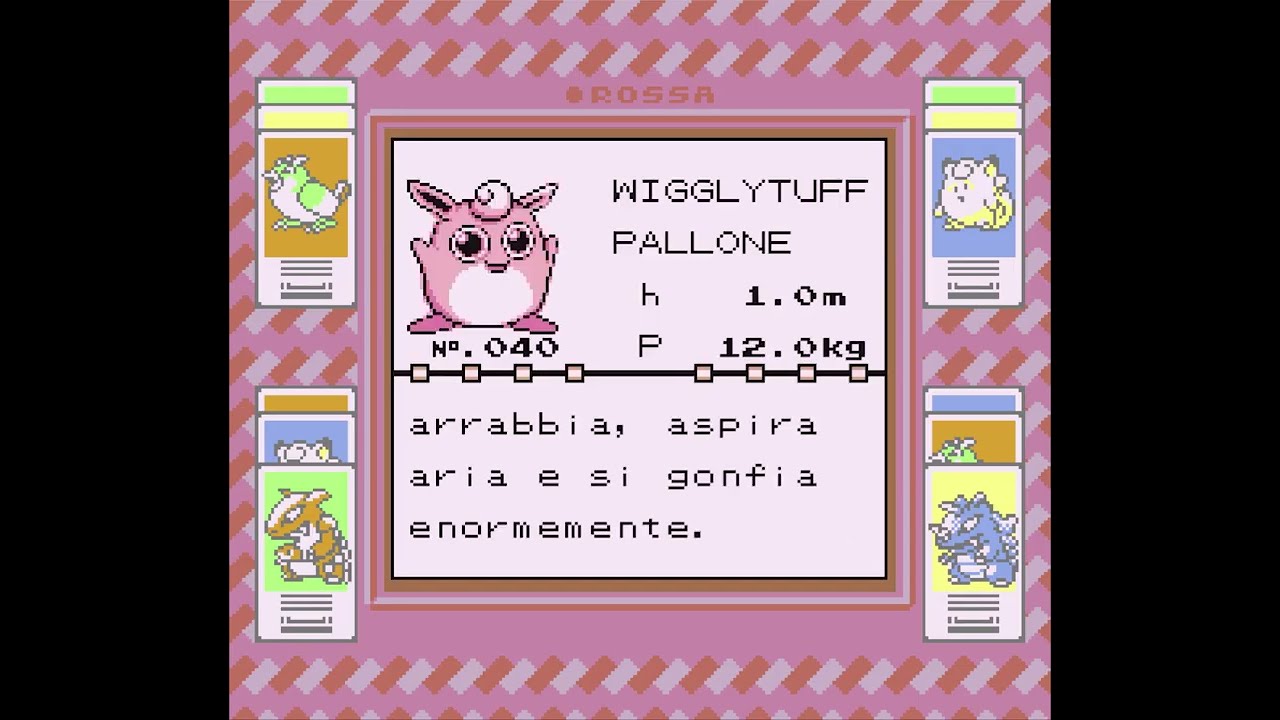 Pokémon Red Version - Полный Покедекс (итальянская версия)