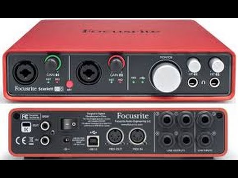 Focusrite Scarlett-6I6 Unboxing And Review - YouTube