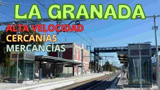 LA GRANADA. Alta velocidad. Cercanías (Rodalies Renfe). Mercancías