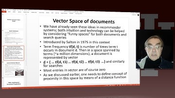 Big Data Course Spring Unit 25 Lesson 7  Boolean and Vector Space Models