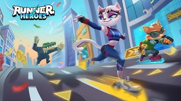 Runner Heroes Gameplay Part-1 | Endless Skating By Selina in Runner Heroes Gameplay