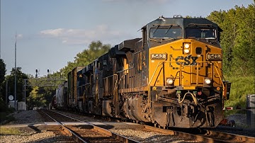 SHAVE AND A HAIRCUT from CSXT #542 as it Leads M415 by Arkendale, VA! | 8/8/2025