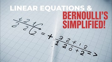 Solving First-Order Linear and Bernoulli ODEs | Step-by-Step Guide with Examples.