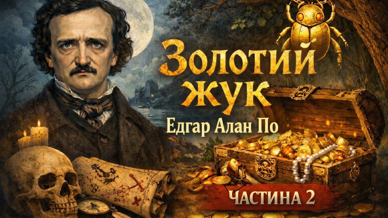 ЕДГАР АЛЛАН ПО ЗОЛОТИЙ ЖУК 2 ЧАСТИНА ЧИТАЄ БАЛАБОЛКА #booktok #аудіокниги #зарубіжналітература 