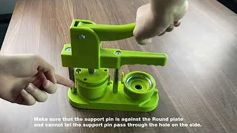 Installation-Free Button Badge Maker Machine 58mm (2¼ in) DIY Pin Button Maker Badge Punch Press