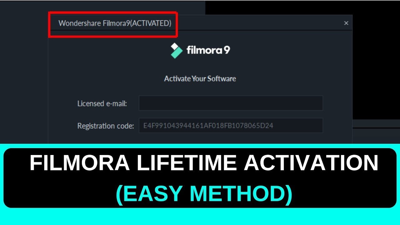 Filmora 9 Activation Youtube