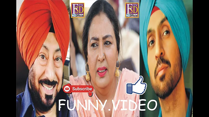 funny video punjabi (Anita Devgan)=Diljit Dosanjh=...