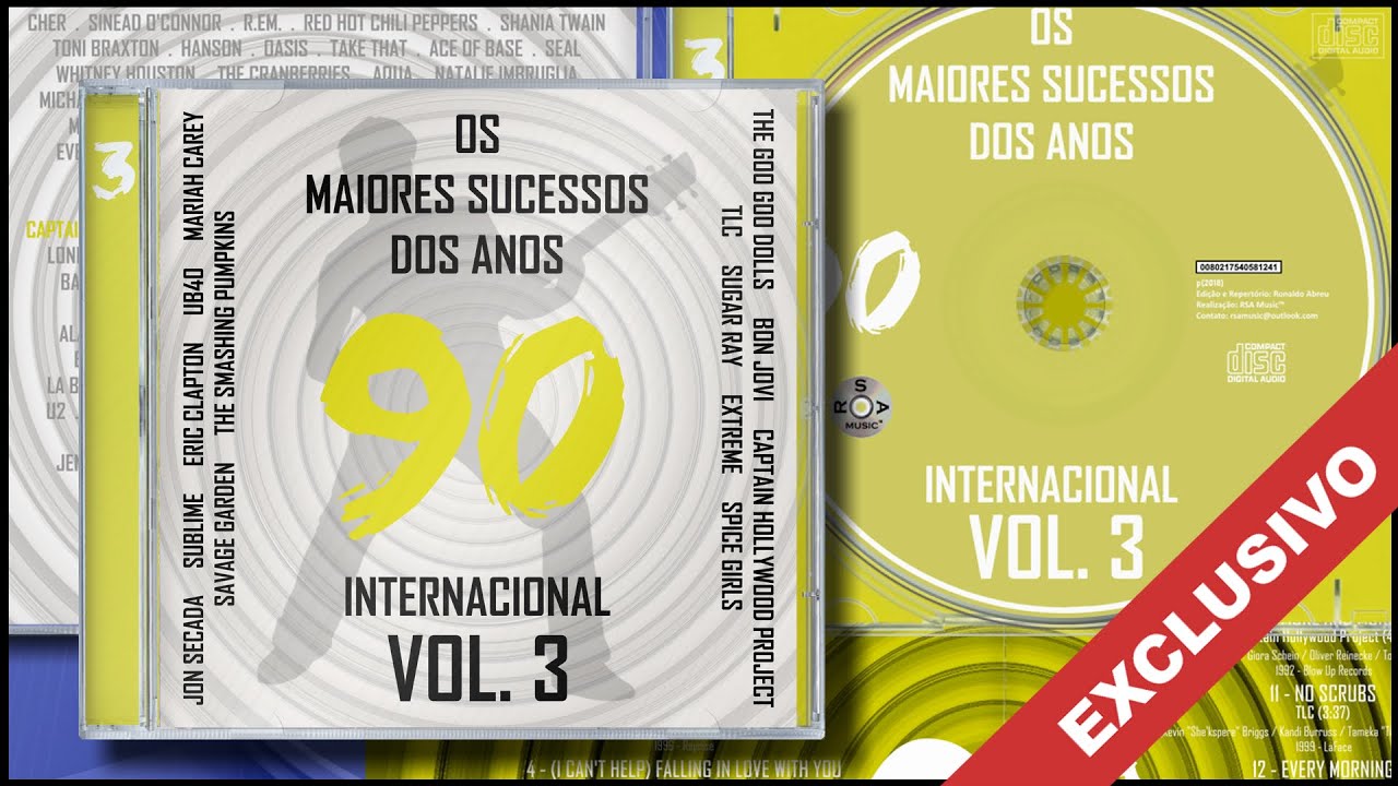 Os Maiores Sucessos dos Anos 90 Internacional Vol. 3 (2018, RSA